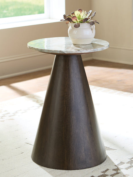 Furniture City Biloxi - Ashley Furniture - Waltnor Accent Table - Accent Table / Gray/White/Brown - A4000720