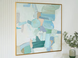 Furniture City Biloxi - Ashley Furniture - Wynburn Wall Decor - Wall Art / White/Blue/Green - A8000442