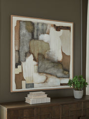 Furniture City Biloxi - Ashley Furniture - Wylander Wall Decor - Wall Art / Tan/Brown/Gray - A8000497