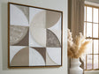 Furniture City Biloxi - Ashley Furniture - Harelman Wall Decor - Wall Art / Tan/Taupe/White - A8000502