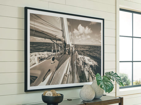 Furniture City Biloxi - Ashley Furniture - Arlanford Wall Decor - Wall Art / Sepia - A8000505