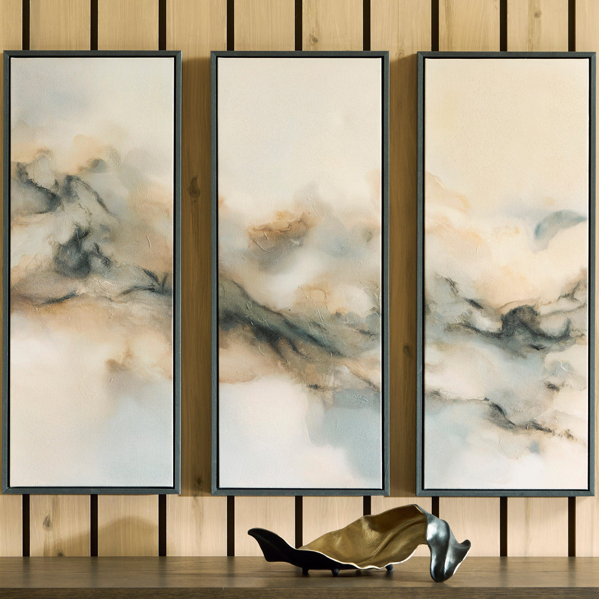 Furniture City Biloxi - Ashley Furniture - Larrondale Wall Decor - Wall Art Set (3/CN) - A8000556