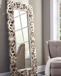 Furniture City Biloxi - Ashley Furniture - Lucia Mirror - Floor Mirror / Antique Silver Finish - A8010123