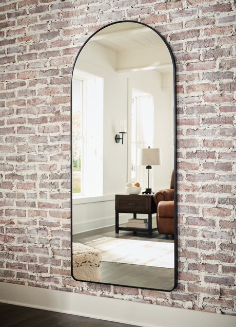 Furniture City Biloxi - Ashley Furniture - Sethall Mirror - Floor Mirror / Black - A8010307