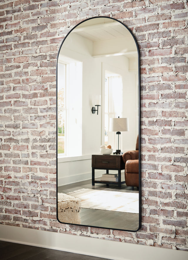 Furniture City Biloxi - Ashley Furniture - Sethall Mirror - Floor Mirror / Black - A8010307