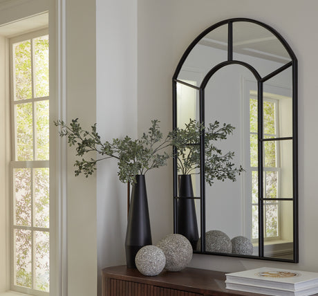 Furniture City Biloxi - Ashley Furniture - Evengton Mirror - Accent Mirror / Black - A8010319