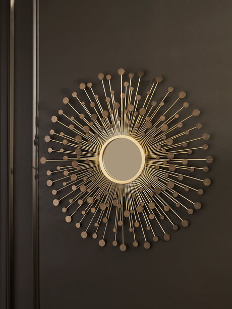 Furniture City Biloxi - Ashley Furniture - Morwenna Mirror - Accent Mirror / Bronze/Gold Finish - A8010392
