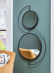 Furniture City Biloxi - Ashley Furniture - Shayham Mirror - Accent Mirror / Black - A8010402