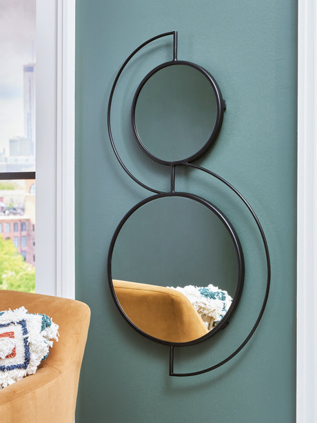 Furniture City Biloxi - Ashley Furniture - Shayham Mirror - Accent Mirror / Black - A8010402