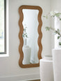 Furniture City Biloxi - Ashley Furniture - Ellisonville Mirror - Floor Mirror / Brown - A8010413
