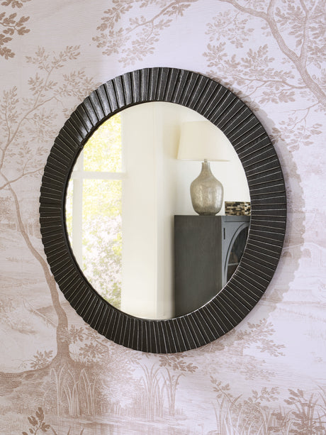 Furniture City Biloxi - Ashley Furniture - Ozias Mirror - Accent Mirror / Black - A8010417