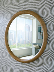 Furniture City Biloxi - Ashley Furniture - Yadiel Mirror - Accent Mirror / Brown - A8010426