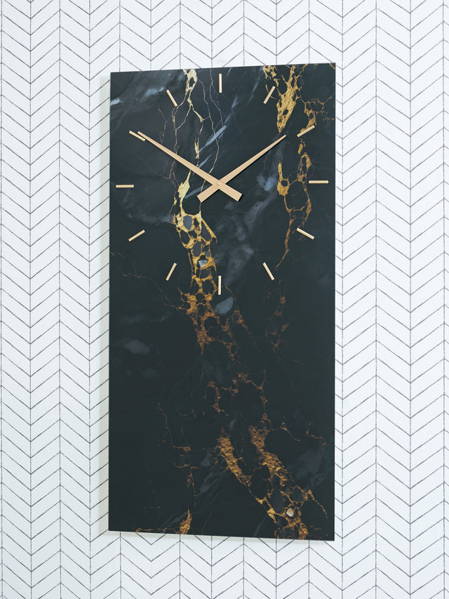 Furniture City Biloxi - Ashley Furniture - Teague Wall Decor - Wall Clock / Brown/Gray/Ivory - A8010432