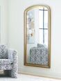 Furniture City Biloxi - Ashley Furniture - Fintan Mirror - Floor Mirror / Gold Finish - A8010436