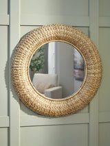 Furniture City Biloxi - Ashley Furniture - Briggsburg Mirror - Accent Mirror / Natural - A8010437