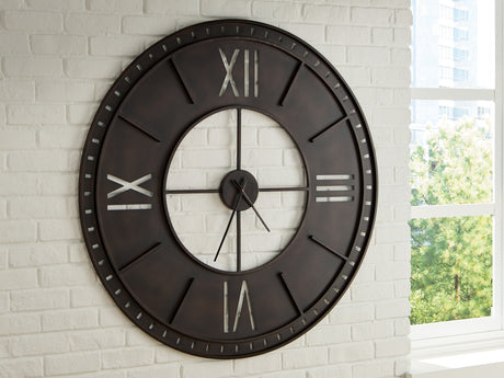 Furniture City Biloxi - Ashley Furniture - Lytle Wall Decor - Wall Clock - A8010453