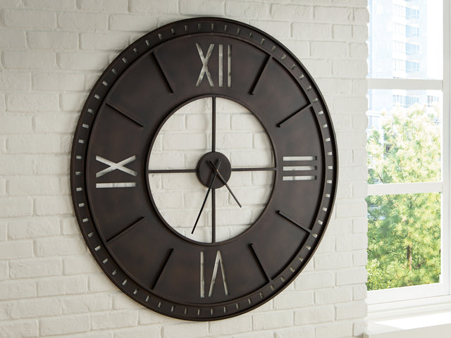 Furniture City Biloxi - Ashley Furniture - Lytle Wall Decor - Wall Clock - A8010453