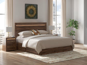 Furniture City Biloxi - Ashley Furniture - Janfyn Bedroom - King Panel Bed with Storage / Brown - PCB1010B9