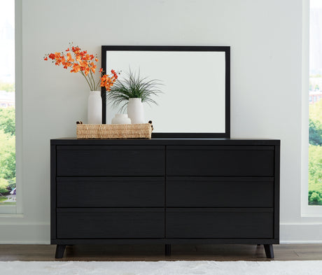 Furniture City Biloxi - Ashley Furniture - Danziar Bedroom - Full Panel Bed / Black - B1013B20