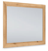 Furniture City Biloxi - Ashley Furniture - Aleaport Bedroom - Bedroom Mirror / Warm Brown - PCB1075-36