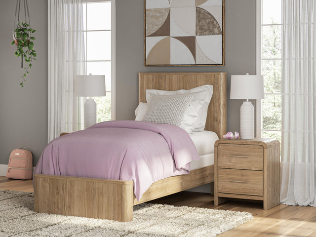 Furniture City Biloxi - Ashley Furniture - Gramburg Bedroom - Twin Panel Bed - PCB1121B2