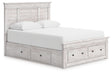 Furniture City Biloxi - Ashley Furniture - Makidern Bedroom - Queen Panel Storage Bed - PCB1171B9