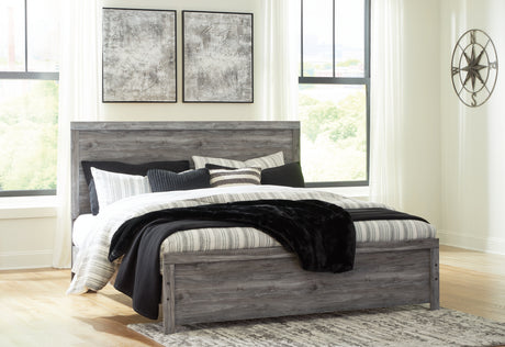 Furniture City Biloxi - Ashley Furniture - Bronyan Bedroom - King Panel Bed / Dark Gray - B1290B4