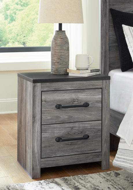 Furniture City Biloxi - Ashley Furniture - Bronyan Bedroom - King Panel Bed / Dark Gray - B1290B4