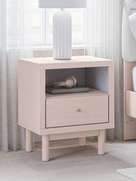 Furniture City Biloxi - Ashley Furniture - Wistenpine Bedroom - Twin Upholstered Panel Bed with Storage / Blush - B1323B12