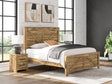 Furniture City Biloxi - Ashley Furniture - Maystonna Bedroom - King Panel Bed / Brown - PCB1580B7