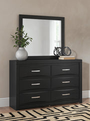 Furniture City Biloxi - Ashley Furniture - Stabotta Bedroom - Dresser and Mirror / Black - PCB1755B1