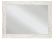 Furniture City Biloxi - Ashley Furniture - Paxberry Bedroom - Bedroom Mirror / Whitewash - B181-36
