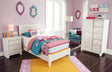 Furniture City Biloxi - Ashley Furniture - Paxberry Bedroom - Two Drawer Night Stand / Whitewash - B181-92