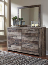 Furniture City Biloxi - Ashley Furniture - Derekson Bedroom - Bedroom Mirror / Multi Gray - B200-36