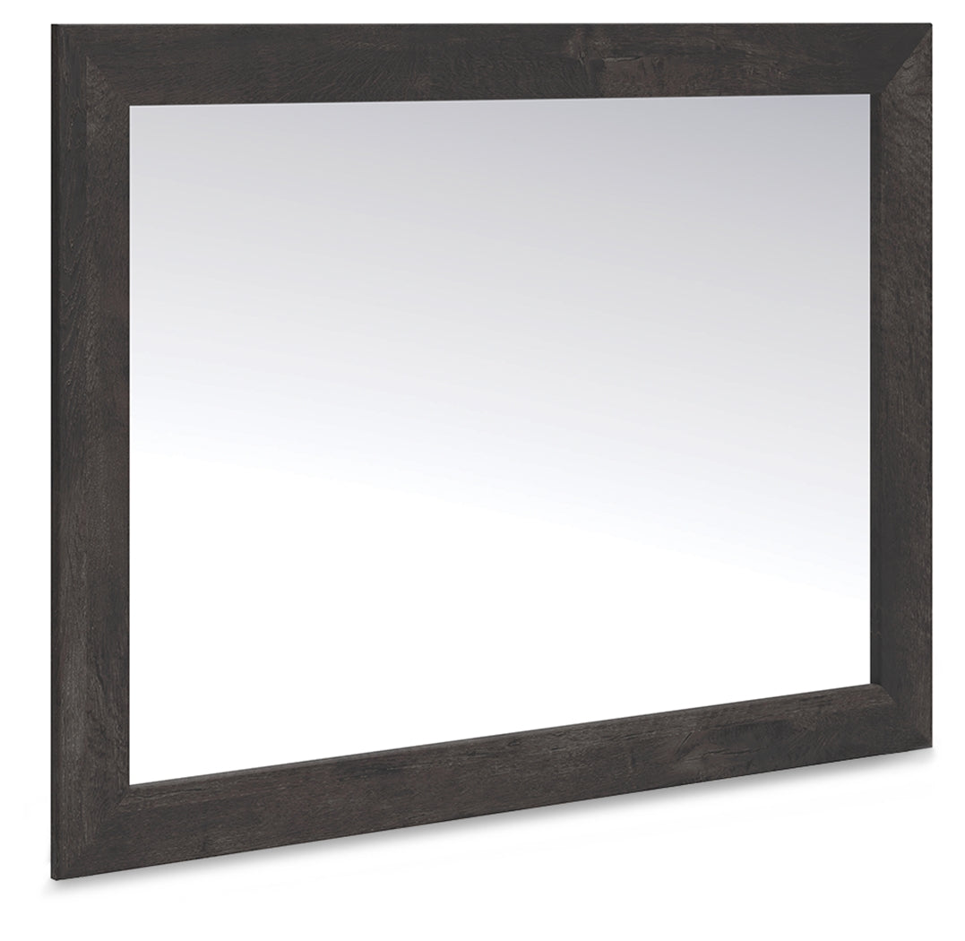 Furniture City Biloxi - Ashley Furniture - Hollivern Bedroom - Bedroom Mirror / Dark Gray - PCB2108-36