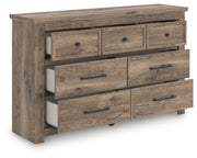 Furniture City Biloxi - Ashley Furniture - Rusticott Bedroom - Seven Drawer Dresser / Brown - PCB2260-31
