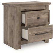 Furniture City Biloxi - Ashley Furniture - Rusticott Bedroom - Two Drawer Night Stand / Brown - PCB2260-92