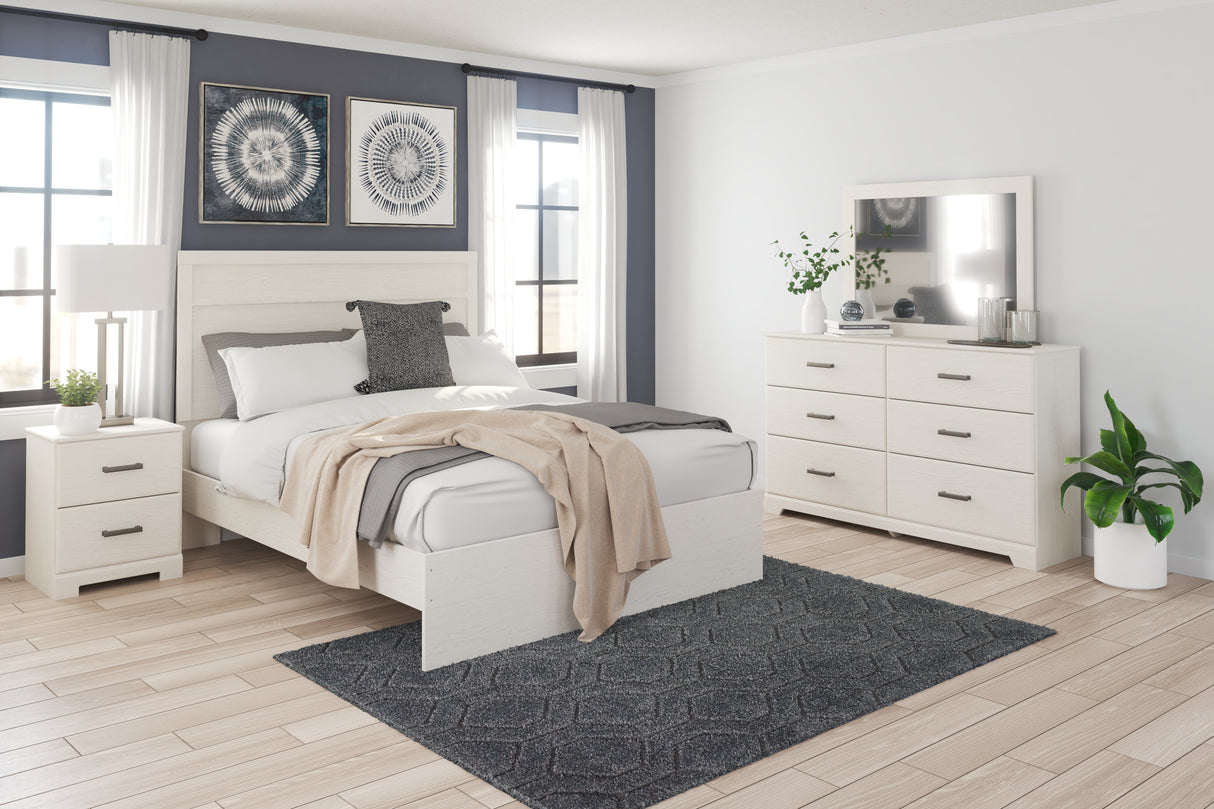 Furniture City Biloxi - Ashley Furniture - Stelsie Bedroom - Queen Panel Bed / White - B2588B2