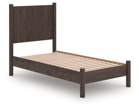 Furniture City Biloxi - Ashley Furniture - Pamytta Bedroom - One Drawer Night Stand / Brown - PCB2614-91