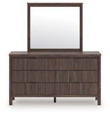 Furniture City Biloxi - Ashley Furniture - Pamytta Bedroom - Dresser and Mirror / Brown - PCB2614B1