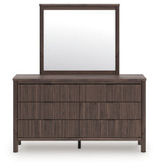 Furniture City Biloxi - Ashley Furniture - Pamytta Bedroom - Dresser and Mirror / Brown - PCB2614B1