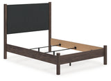 Furniture City Biloxi - Ashley Furniture - Pamytta Bedroom - Full Upholstered Panel Bed / Brown - PCB2614B22