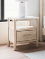 Furniture City Biloxi - Ashley Furniture - Cadmori Bedroom - Queen Upholstered Panel Bed / Black/White - B2616B2