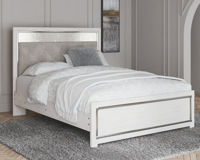 Furniture City Biloxi - Ashley Furniture - Altyra Bedroom - Queen Panel Bed / White - B2640B2