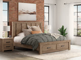 Furniture City Biloxi - Ashley Furniture - Oliandon Bedroom - King Panel Storage Bed - PCB2844B7