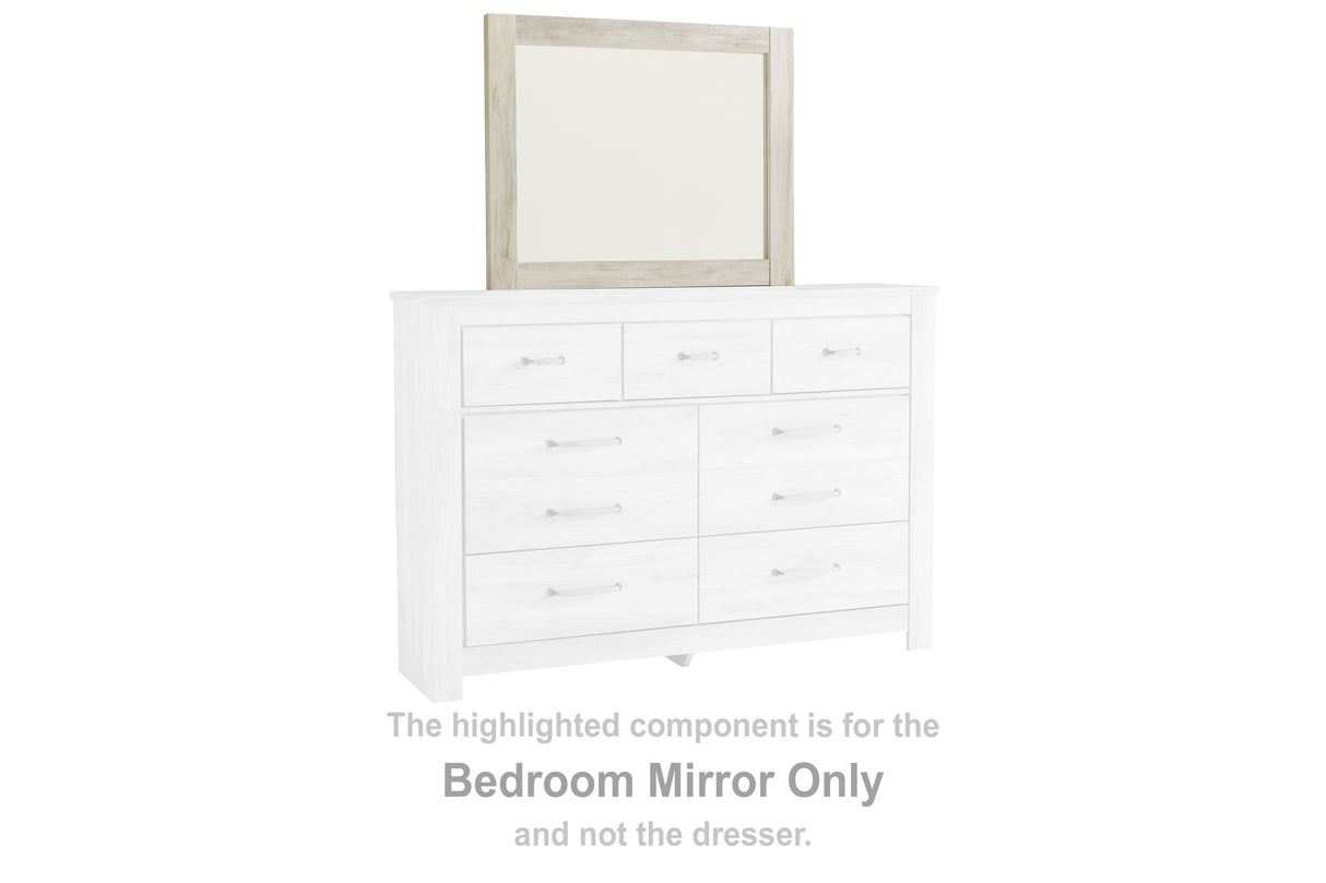 Furniture City Biloxi - Ashley Furniture - Bellaby Bedroom - Bedroom Mirror / Whitewash - B331-36