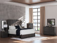 Furniture City Biloxi - Ashley Furniture - Fraluna Bedroom - Two Drawer Night Stand / Charcoal - PCB3370-92