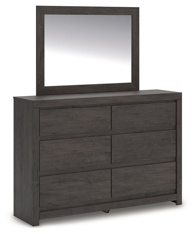 Furniture City Biloxi - Ashley Furniture - Fraluna Bedroom - Two Drawer Night Stand / Charcoal - PCB3370-92