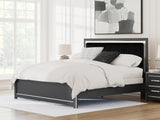 Furniture City Biloxi - Ashley Furniture - Zuraleus Bedroom - King Upholstered Panel Bed / Black - PCB3380B12