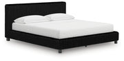 Furniture City Biloxi - Ashley Furniture - Zuraleus Bedroom - California King Upholstered Bed / Black - PCB3380B14